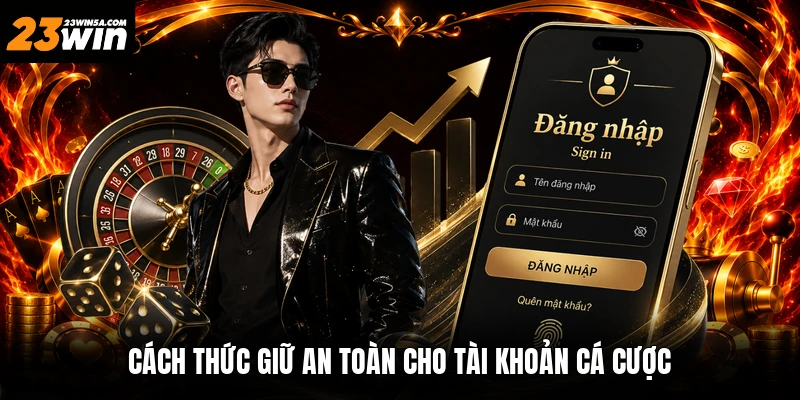 Cách thức giữ an toàn cho tài khoản cá cược
