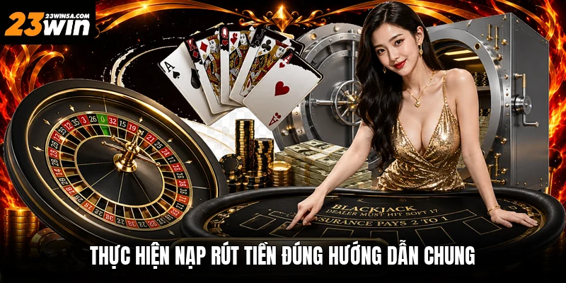 Thực hiện nạp rút tiền đúng hướng dẫn chung